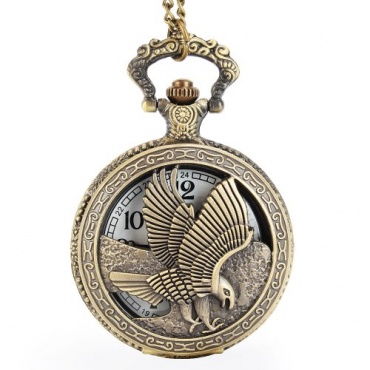 YESURPRISE Uhr Bronze Herren Quarzuhr Unisex Adler Bild 1