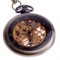 ShoppeWatch mechanische Skelett-Taschenuhr Handaufzug PW12 Bild 1