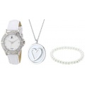 TP Time Piece Set Damen Analog Quarz mit Kette TPLA-90681-SET Bild 1