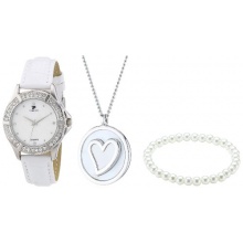 TP Time Piece Set Damen Analog Quarz mit Kette TPLA-90681-SET Bild 1