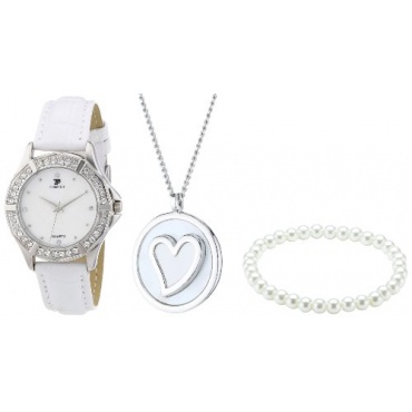 TP Time Piece Set Damen Analog Quarz mit Kette TPLA-90681-SET Bild 1