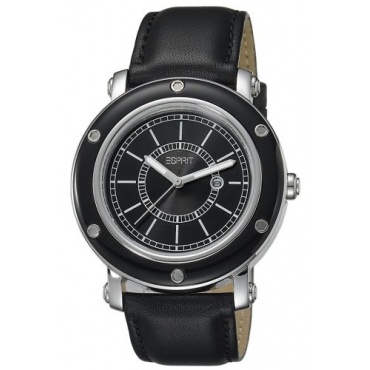 Esprit Damen Deco Black Analog Quarz Leder ES104042002 Bild 1