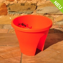Blumentopf orange Balkonkasten Flower Bridge 30cm Bild 1