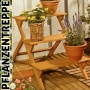 Blumentreppe mit 3 Ebenen in Holz Bild 1