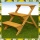 Blumentreppe mit 3 Ebenen in Holz Bild 3