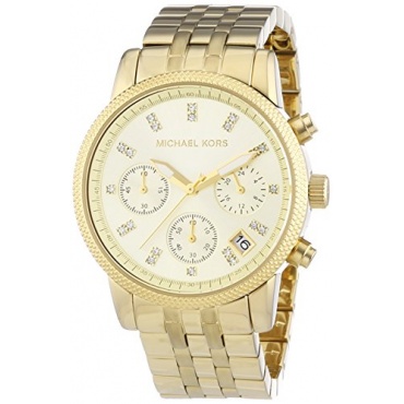 Michael Kors Damen Ritz Chronograph Quarz Edelstahl MK5676 Bild 1