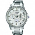 Casio Damen Chronograph Quarz Edelstahl SHE-3023D-7AER Bild 1