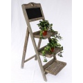 Blumentreppe 12061 aus Holz mit Kreidetafel H-110cm Bild 1