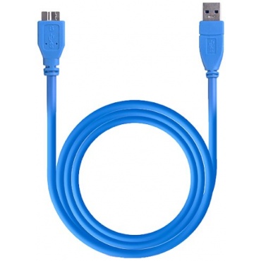 Avantree USB 3.0 A Stecker zu Micro B USB Datenkabel Blau Bild 1