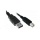 USB 2.0 Typ A Stecker auf Typ B Stecker Druckerkabel - Schwarz 2 Meter Bild 1