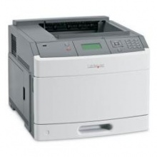 Lexmark T650n monochrom Laserdrucker wei/grau Bild 1
