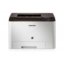 Samsung CLP-415N Farbe Laserdrucker USB grau Bild 1