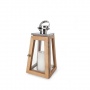 daheim.de Deko-Laterne Holz/Metall, 33cm braun Bild 1