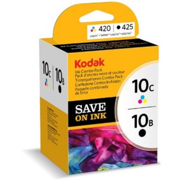 Kodak Tintenpatronen Combo Pack, 10B und 10C, schwarz Bild 1
