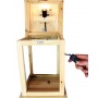 Holzlaterne,gro, mit Beleuchtung 220V Bild 1