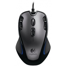 Logitech G300 Gaming Maus schnurgebunden grau-schwarz Bild 1