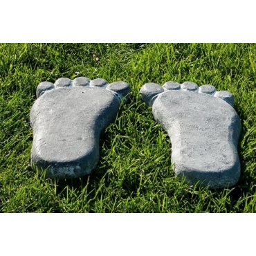 Trittsteine Dekosteine fr Ihren Garten Fu 4er Set Stein Bild 1