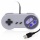 CSL 2x USB SNES Gamepad/Controller Notebook grau Bild 2