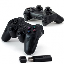 CSL 2 Wireless USB Gamepad C210 PC Controller schwarz Bild 1