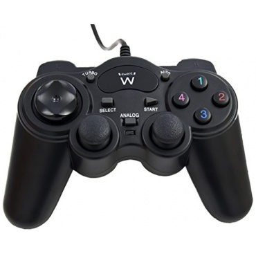 Eminent Ewent EW3170 USB PC-Gamepad Dual Shock schwarz Bild 1
