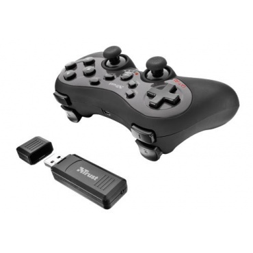 Trust GXT 30 Wireless Gamepad fr PC/PS3 schwarz Bild 1