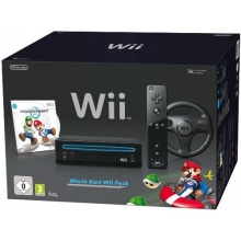 Nintendo Wii Mario Kart Pack schwarz Bild 1