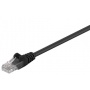 Netzwerkkabel 1,5m schwarz, CAT5.e Bild 1