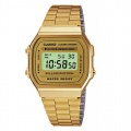 Casio Retro Gold-Ton Alarm Leuchtdichte Digitale A168WG-9WDF Bild 1