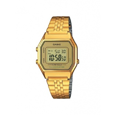 Casio Damen Casio Collection Digital Quarz Edelstahl LA680WEGA-9ER Bild 1