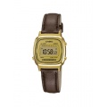Casio Unisex Casio Collection Digital Quarz Leder LA-670WEGL-9EF Bild 1