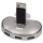 Hama USB 2.0 Hub 1:4 silber Bus-powered Bild 2