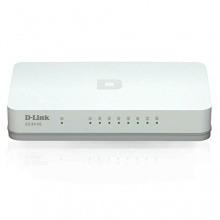1x, 8 Port D-Link Switch Wei  Mini D-link DES-1005A Bild 1