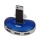 Hama USB 2.0 Hub 1:4 blau Bus-powered Bild 2