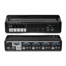 Avocent KVM Switch 4Port + 2xUSB1.1 Hub Bild 1