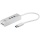 3 Port USB - HUB 3.0 mit Cardreader wei/silber Bild 1