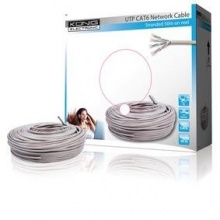 König CMP-UTP6R50 UTP Cat6 Netzwerkkabel Rolle 50m grau Bild 1