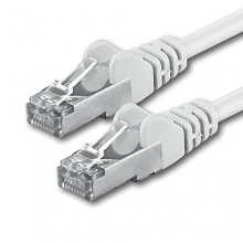 1aTTack CAT5e 2x RJ45 Stecker FTP Netzwerk 30m wei Bild 1