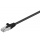 LAN Kabel 0,50m schwarz, Ethernet Gigabit LAN Bild 1
