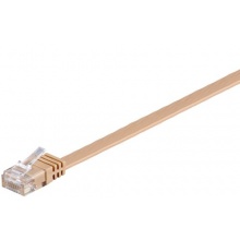 Wentronic 95885 Cat6 Netzwerkkabel hellbraun Bild 1