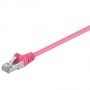 Goobay CAT5e FTP Netzwerkkabel magenta Bild 1