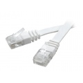 Vivanco Cat 5e Netzwerk-Flachkabel Netzwerke 2m weiß Bild 1