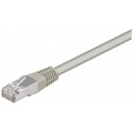 Goobay CAT5e FTP Netzwerkkabel 2x RJ45, 0,25m grau Bild 1