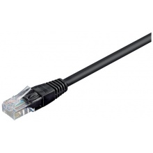 Goobay CAT6 UTP Netzwerkkabel 2x RJ45, 1m schwarz Bild 1