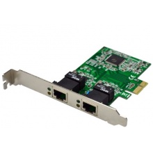 Twin Dual PCI-Express LAN PCI-E Netzwerkkarte Bild 1