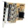 StarTech.com 4 Port Ethernet Netzwerkkarte 4x RJ45 PCI-e Bild 2