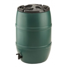 Practo PR120 Regentonne, klassisch, mit Hahn, 120 l Bild 1