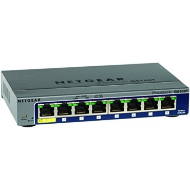 Netgear GS108T-200GES  ProSafe 8  Smart Gigabit Switch Bild 1