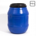 Regentonne 110 L Lager Material Behälter blau Bild 1