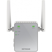Netgear EX2700-100PES N300 WLAN Range-Extender wei grau Bild 1