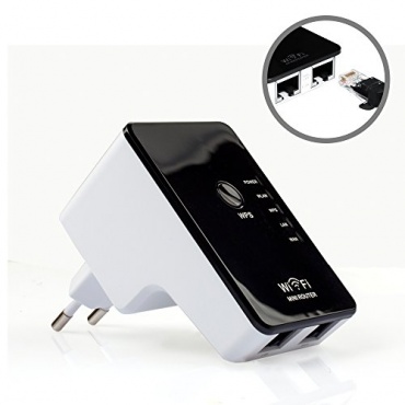 Tomeasy Wireless Repeater 2,4GHz Mini Router 300Mbps Bild 1
